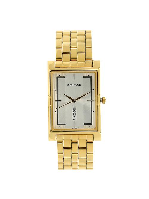 titan ottoman analog silver dial men's watch - 1641ym04 - 14472631 - Very Small Image - 1