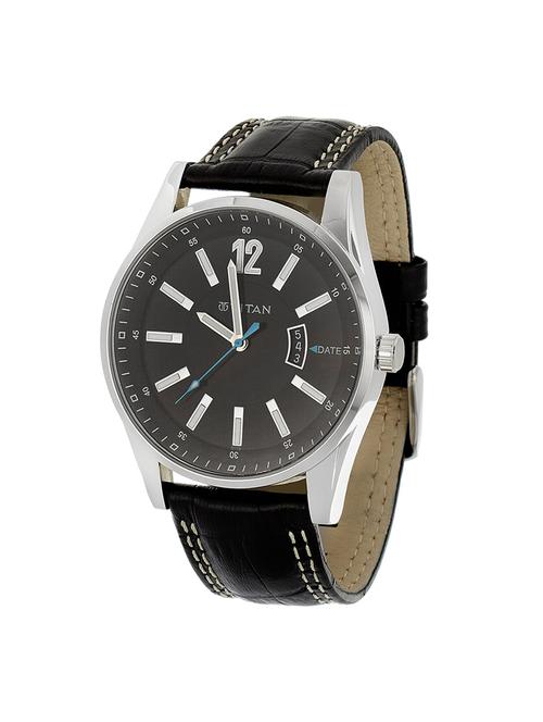 titan octane analog black dial men's watch - ne9322sl04a - 14472635 - Very Small Image - 1