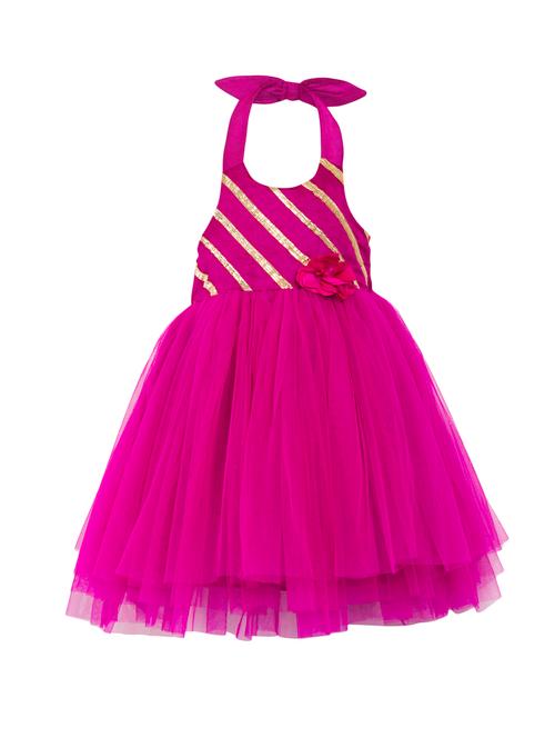 pink net frock - 14473407 - Very Small Image - 1