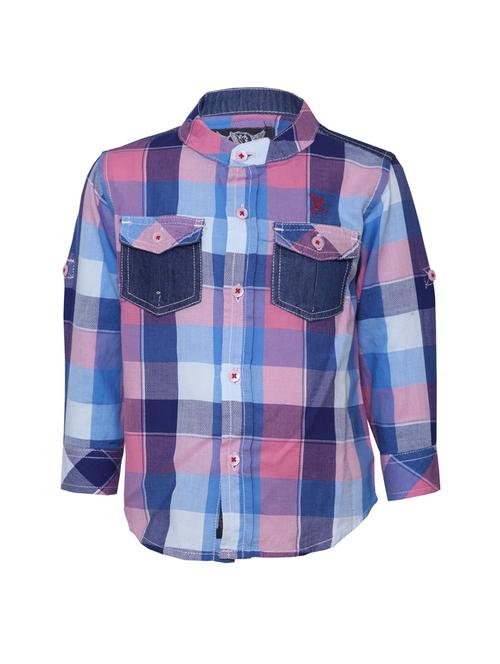 pocket patch checkered shirt  - 14474183 - Very Small Image - 1