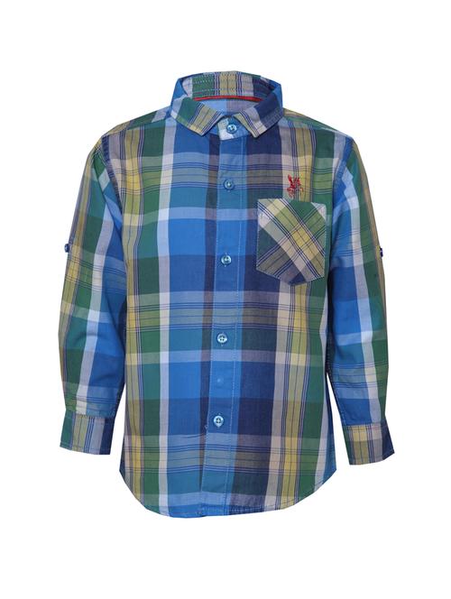 pocket patch checkered shirt - 14474189 - Very Small Image - 1