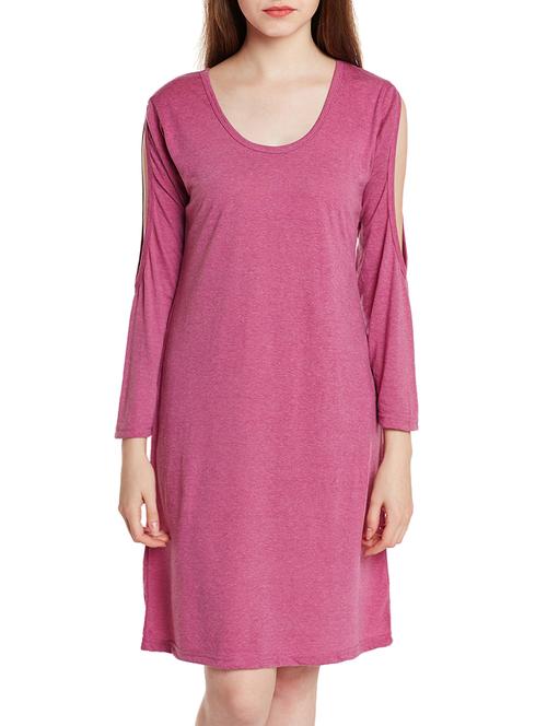 pink cotton sleepshirt - 14475008 - Very Small Image - 1