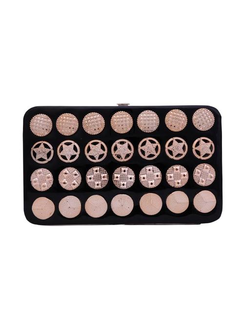 black leatherette clutch - 14477538 - Very Small Image - 1