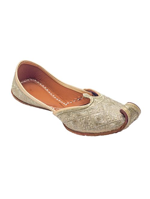 Gold Slip On Mojaris - 14478540 - Very Small Image - 1