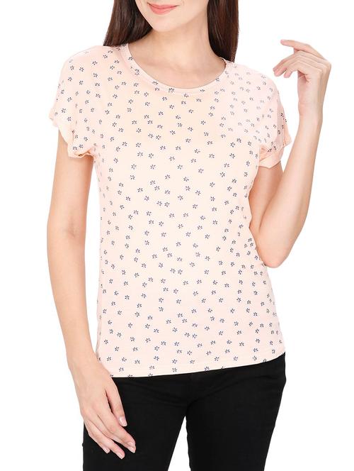 pink printed tee - 14479440 - Very Small Image - 1