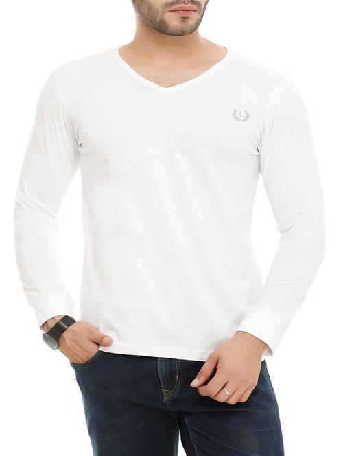 white cotton t-shirt - 14481373 - Very Small Image - 1