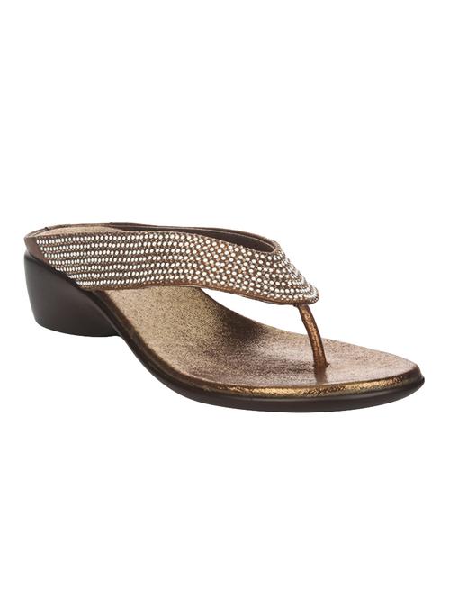 brown toe separator sandal - 14481755 - Very Small Image - 1