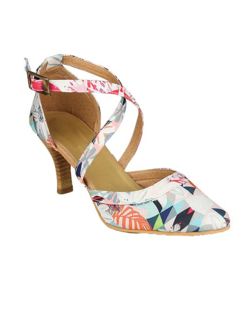 white ankle strap sandal - 14482087 - Very Small Image - 1