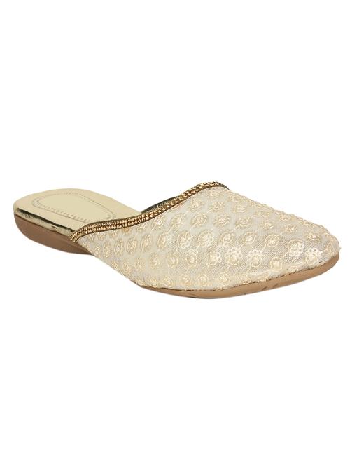 gold slip on jutis - 14482245 - Very Small Image - 1