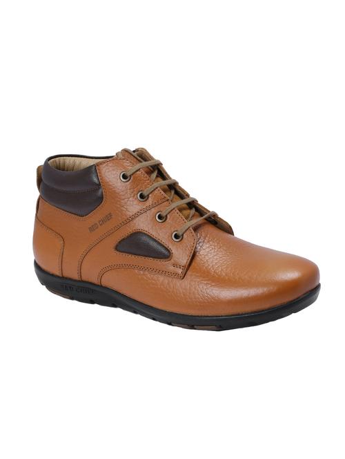brown leather low ankle boots - 14483899 - Very Small Image - 1