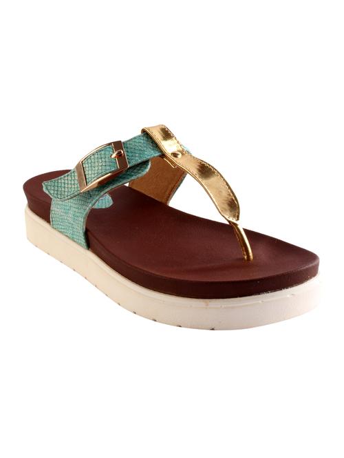 gold toe separator sandal - 14485410 - Very Small Image - 1