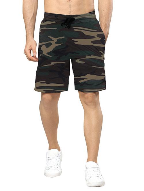 green cotton shorts - 14485537 - Very Small Image - 1