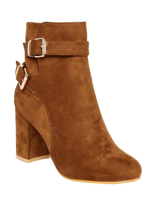 tan suede ankle boot - 14485711 - Very Small Image - 1