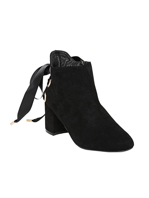 black suede ankle boot - 14485743 - Very Small Image - 1