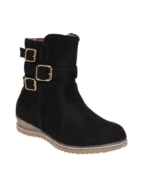 Black Suede Ankle Boot - 14485752 - Very Small Image - 1