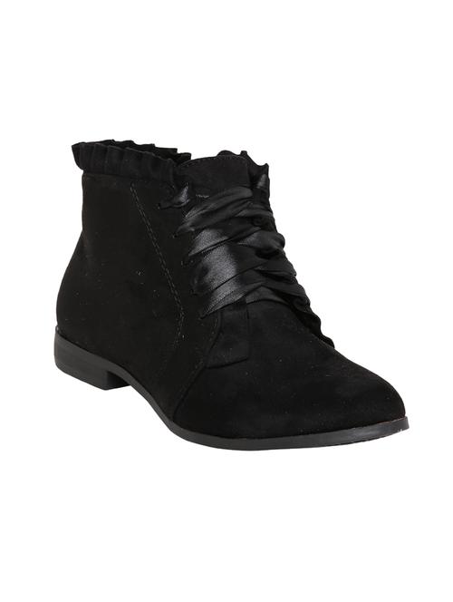 black suede ankle boot - 14485759 - Very Small Image - 1