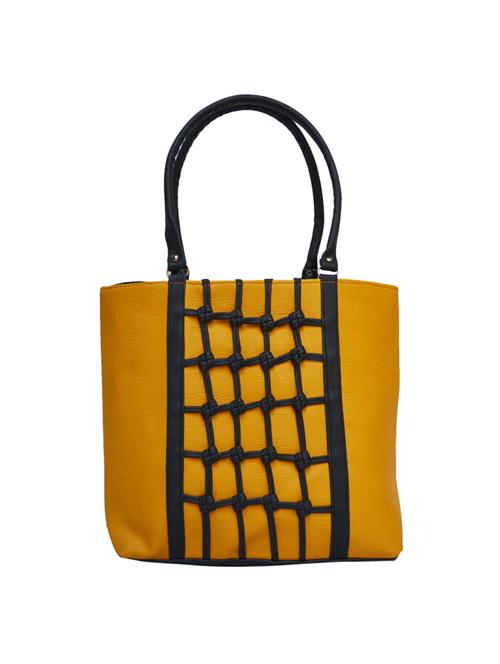 yellow cotton handbag - 14486854 - Very Small Image - 1
