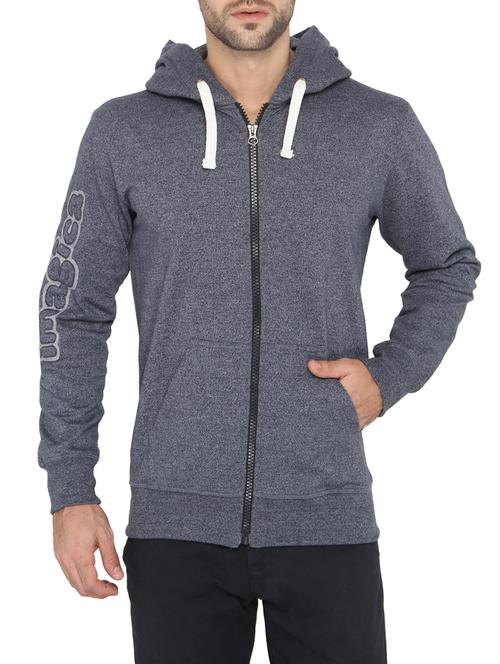 navy blue fleece sweatshirt - 14487434 - Very Small Image - 1