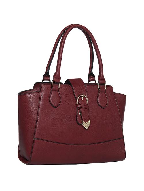 Brown Leatherette Regular Handbag - 14488028 - Very Small Image - 1