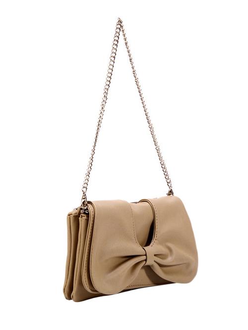 beige leatherette  regular clutch - 14488044 - Very Small Image - 1