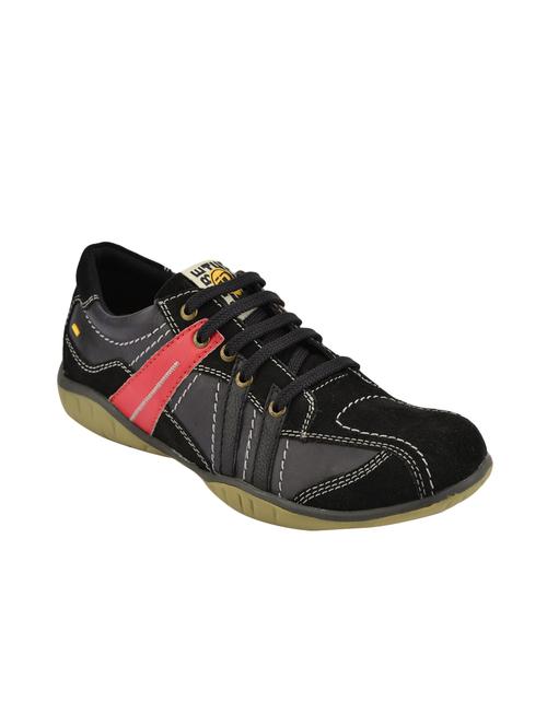 black leather lace up shoes - 14489081 - Very Small Image - 1