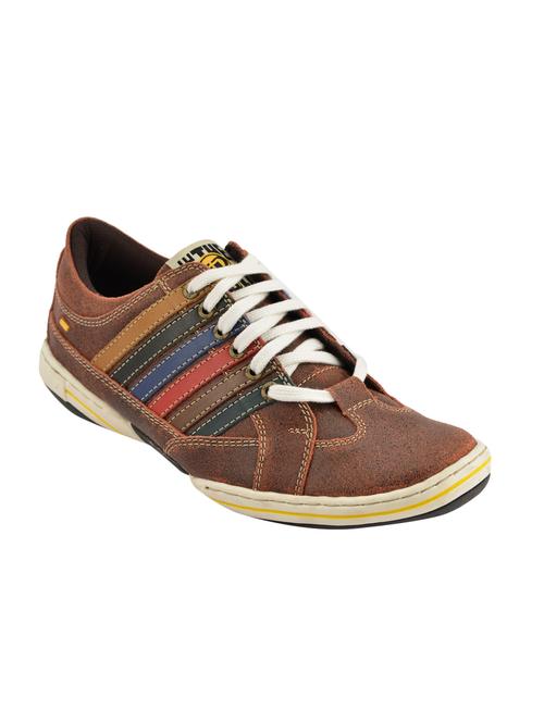 Brown Leather Lace Up Shoes - 14489089 - Very Small Image - 1