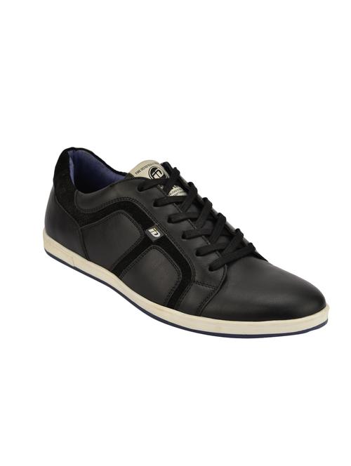 black leather lace up sneakers - 14489098 - Very Small Image - 1