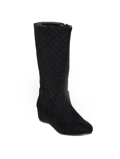 Black Suede Calf Boot - 14491507 - Very Small Image - 1