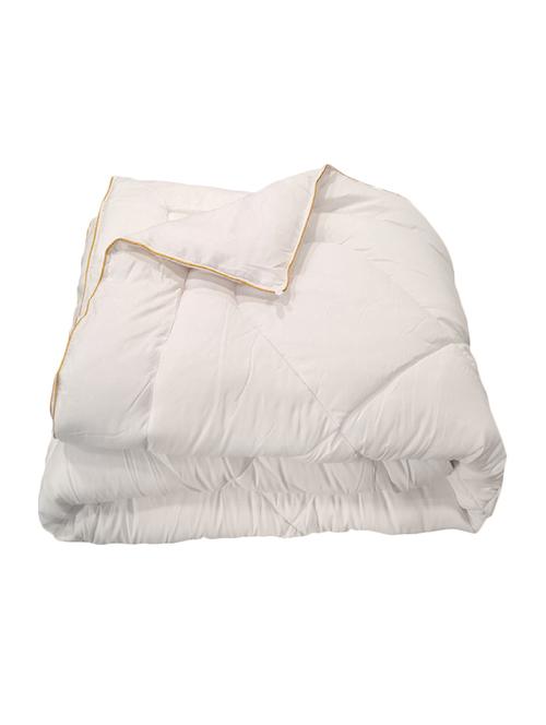 luxury super microfiber single white comforter(350 gsm) - 14492243 - Very Small Image - 1