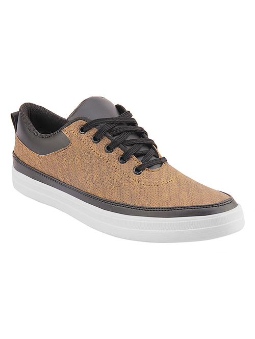 brown leatherette sneaker - 14493674 - Very Small Image - 1