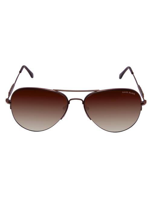 david blake brown aviator gradient uv protected sunglass - 14495787 - Very Small Image - 1