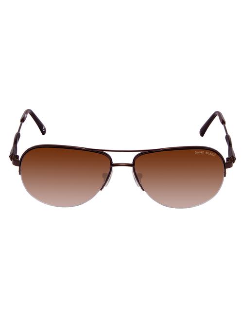 david blake brown aviator gradient uv protected sunglass - 14495792 - Very Small Image - 1