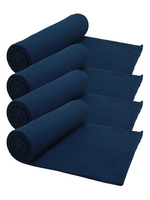 set of 4 blue ac blanket - 14496995 - Very Small Image - 1