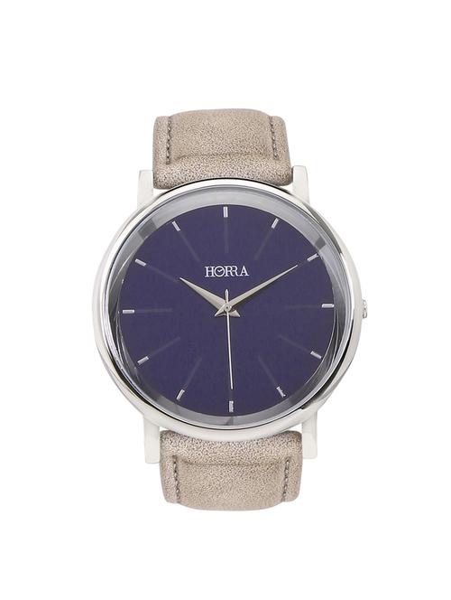 horra pb817flbl67 classik series blue dial analog watches for men - 14499236 - Very Small Image - 1