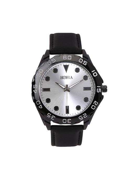 horra pb817mls73 geometric series silver dial analog watches for men - 14499242 - Very Small Image - 1