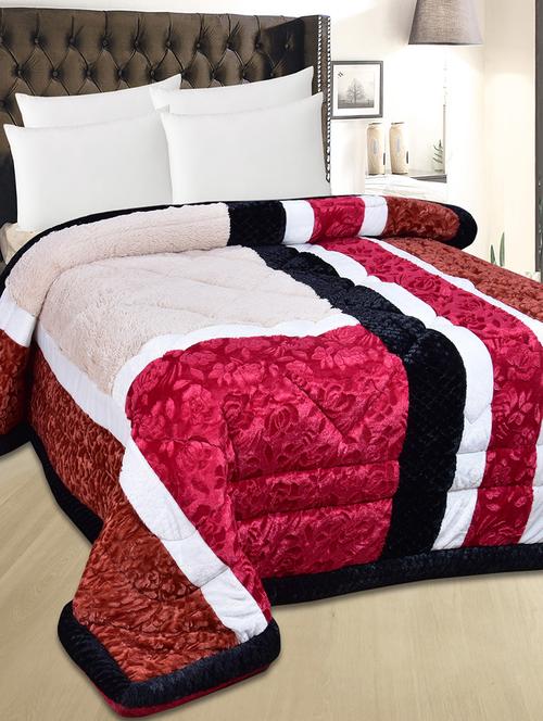 velvet modern style fibre winter quilt - 14503571 - Very Small Image - 1