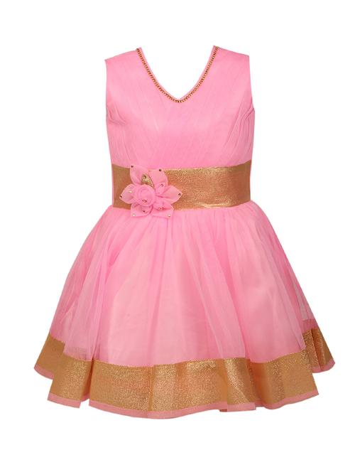pink net frock - 14505047 - Very Small Image - 1