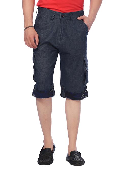 blue cotton three  fourths - 14510100 - Very Small Image - 1