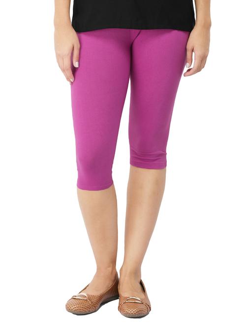 purple cotton capri legging - 14513337 - Very Small Image - 1