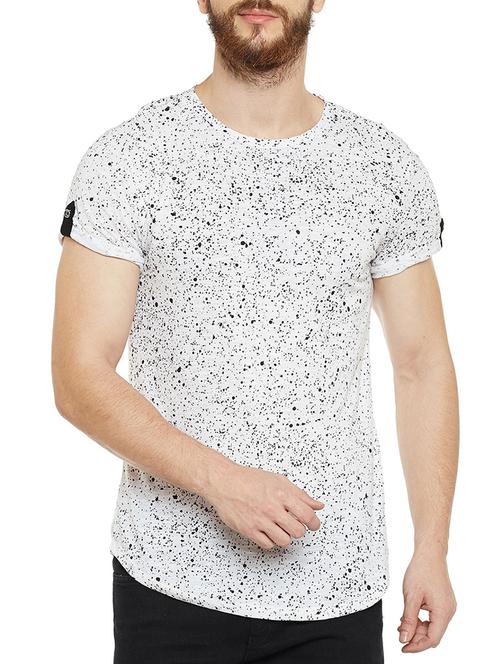 white all over printed t-shirt - 14515507 - Very Small Image - 1