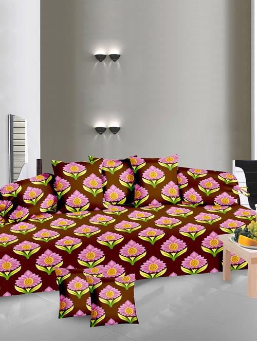 cotton printed 8 pieces diwan set - 14515896 - Very Small Image - 1