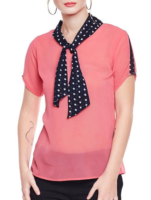 pink solid top - 14516464 - Very Small Image - 1