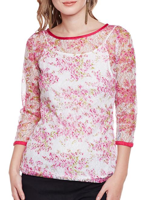 red printed top - 14516475 - Very Small Image - 1