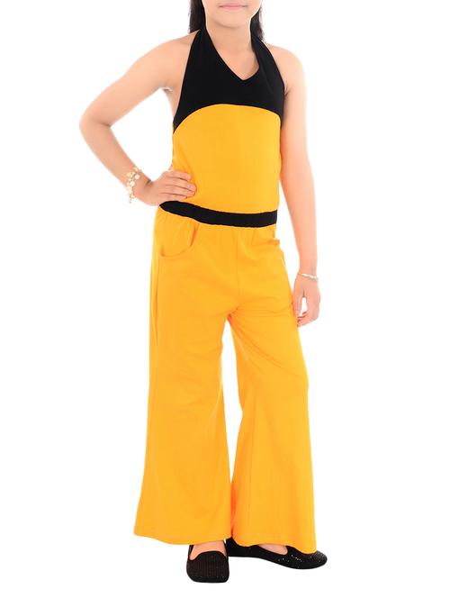 yellow cotton jumpsuit - 14518289 - Very Small Image - 1