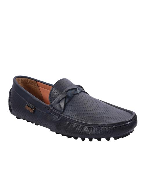 blue leatherette slip on loafer - 14518852 - Very Small Image - 1