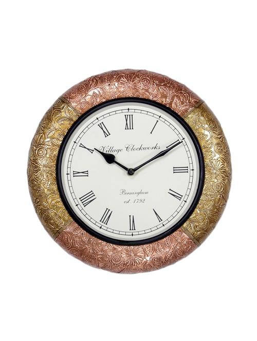 traditional rajasthani analog wall clock - 14521034 - Very Small Image - 1
