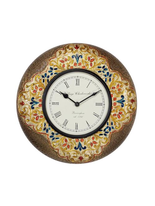 traditional rajasthani analog wall clock - 14521041 - Very Small Image - 1