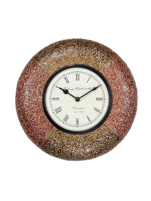 traditional rajasthani analog wall clock - 14521049 - Very Small Image - 1