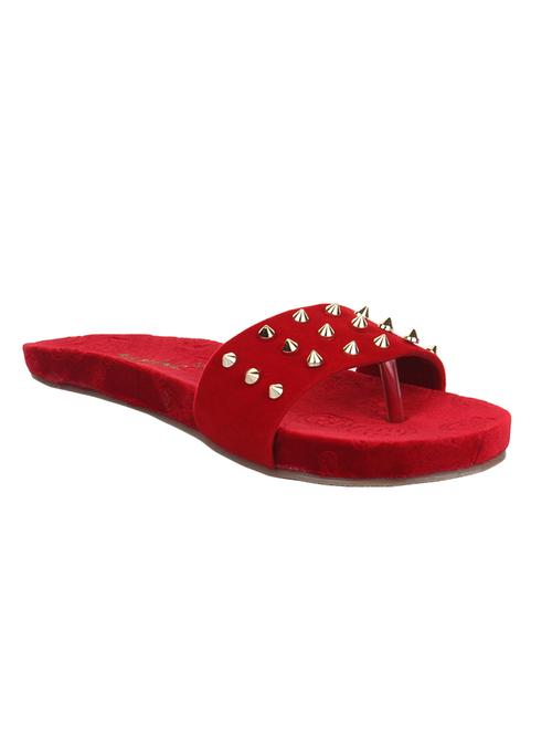 red embellished  sandal - 14521315 - Very Small Image - 1