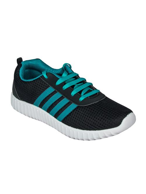 black mesh lace up sport shoe - 14523461 - Very Small Image - 1